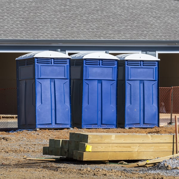 how often are the portable toilets cleaned and serviced during a rental period in Dupont